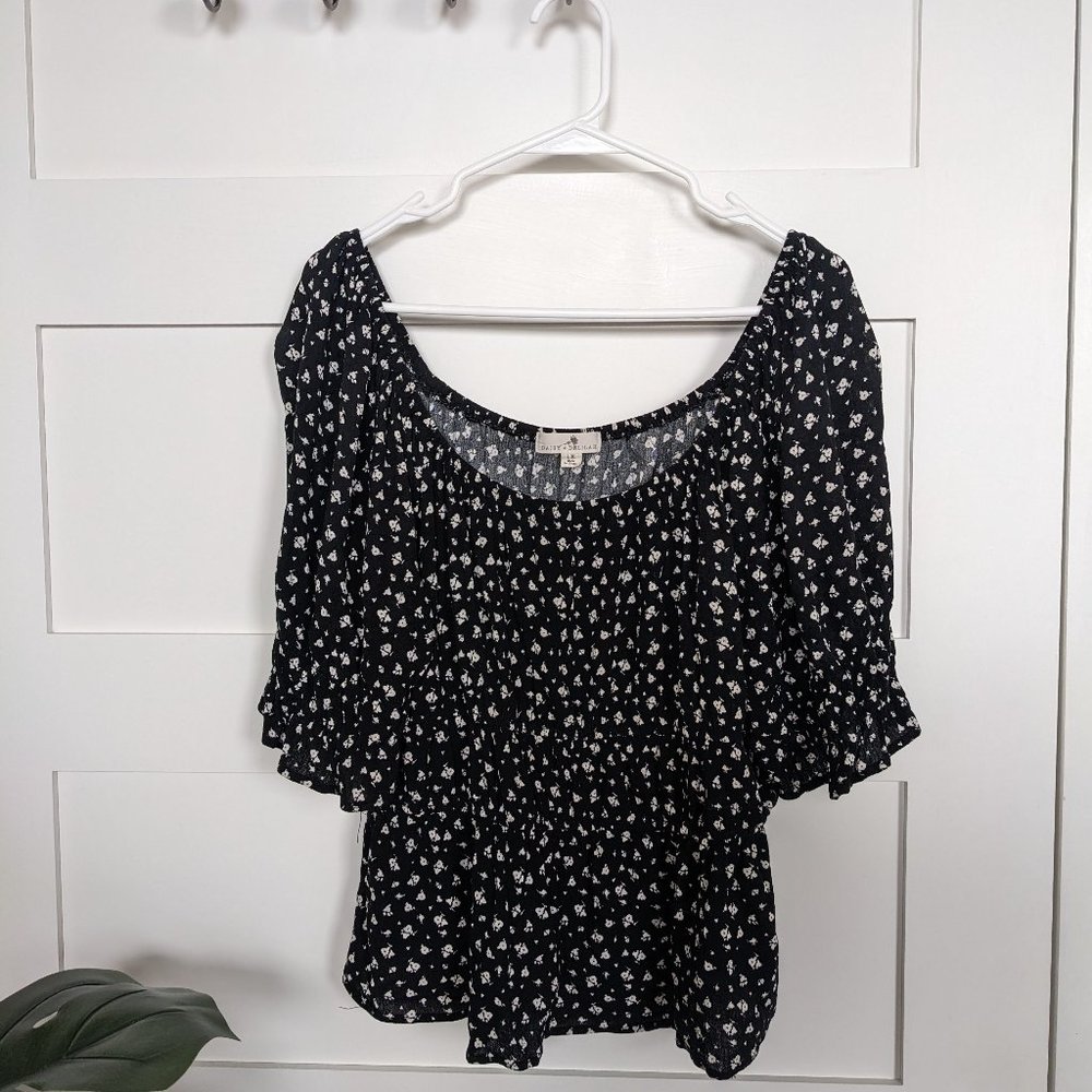 Katya Smocked Detail Top